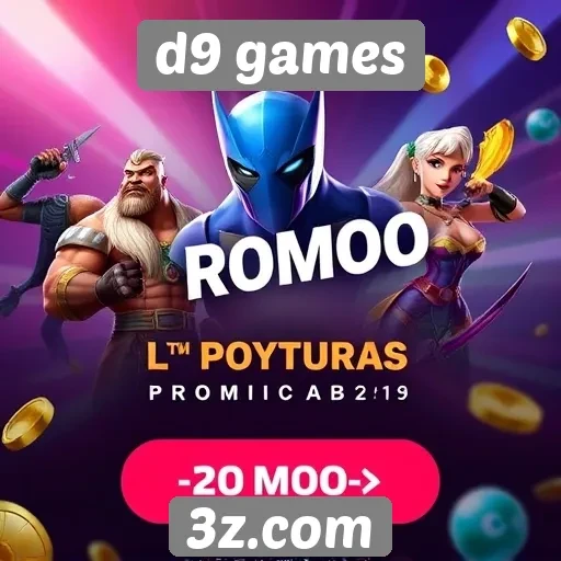Plataforma D9 Games oferece promoções atrativas