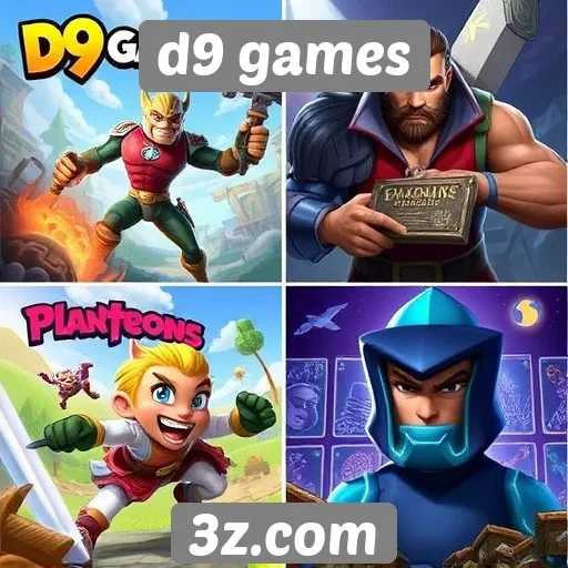 Ranking dos jogos mais populares no D9 Games